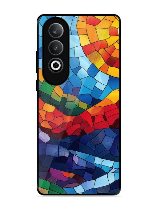 Mosaic Sunset Glossy Soft Edge Case for Oneplus Nord Ce 4 (5G) Chachhi