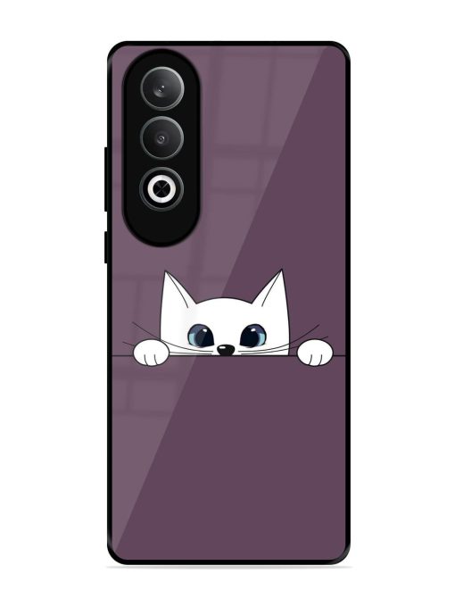 Peek-A-Boo Kitty Glossy Soft Edge Case for Oneplus Nord Ce 4 (5G) Chachhi