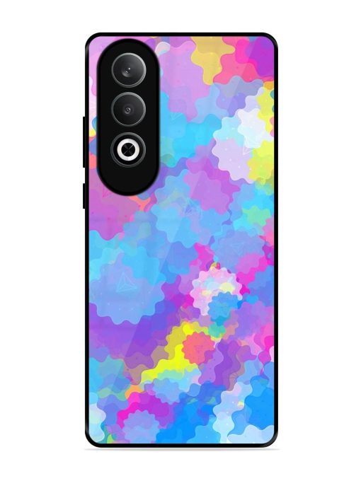 Psychedelic Cloud Burst Glossy Soft Edge Case for Oneplus Nord Ce 4 (5G) Chachhi