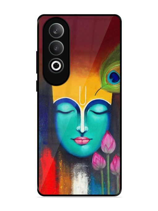 Divine Tranquility: The Face Of Krishna Glossy Soft Edge Case for Oneplus Nord Ce 4 (5G) Chachhi