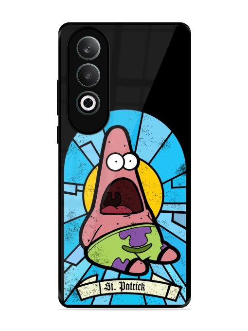 St. Patrick'S Day Stained Glass Patrick Star Glossy Soft Edge Case for Oneplus Nord Ce 4 (5G) Chachhi