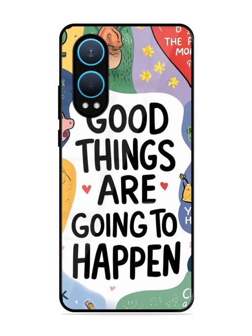 Uplifting Scribbles Glossy Soft Edge Case for Oneplus Nord Ce 4 Lite (5G) Chachhi