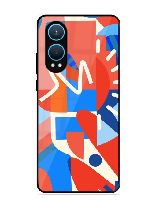 Abstract Harmony Glossy Soft Edge Case for Oneplus Nord Ce 4 Lite (5G) Chachhi