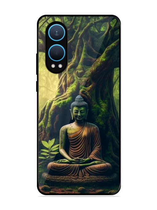 Green Buddha Art Glossy Soft Edge Case for Oneplus Nord Ce 4 Lite (5G) Chachhi