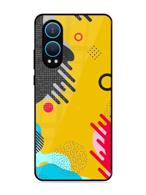 Neon Pop Glossy Soft Edge Case for Oneplus Nord Ce 4 Lite (5G) Chachhi