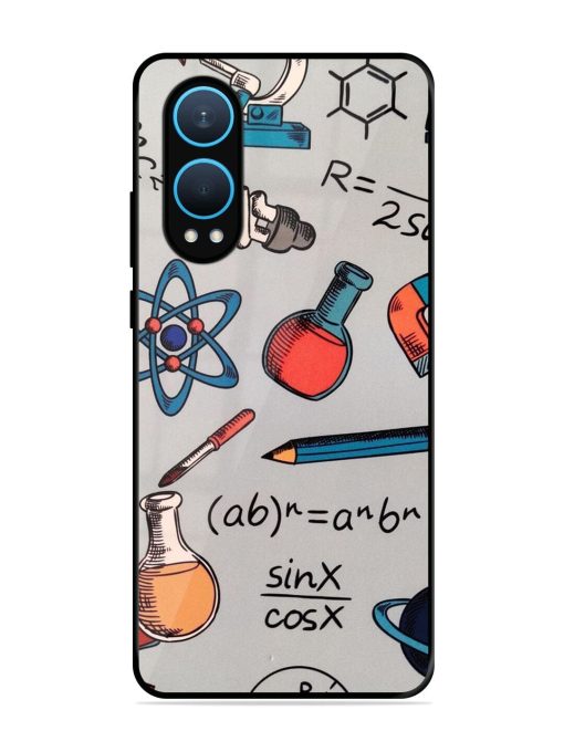 Science Doodle Glossy Soft Edge Case for Oneplus Nord Ce 4 Lite (5G) Chachhi