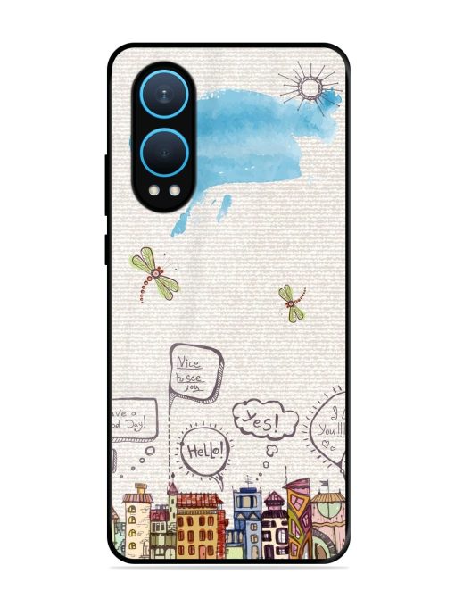 Doodle City Glossy Soft Edge Case for Oneplus Nord Ce 4 Lite (5G) Chachhi