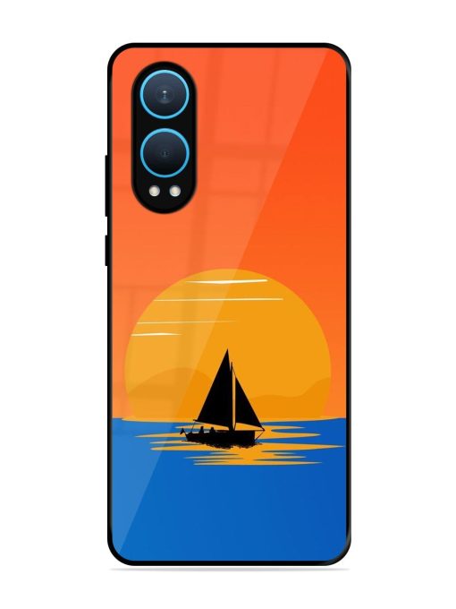 Sunset Sail Glossy Soft Edge Case for Oneplus Nord Ce 4 Lite (5G) Chachhi