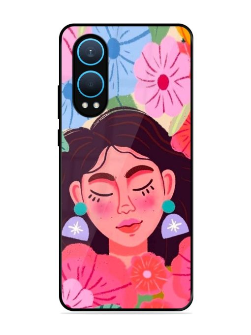 Blooming Serenity Glossy Soft Edge Case for Oneplus Nord Ce 4 Lite (5G) Chachhi