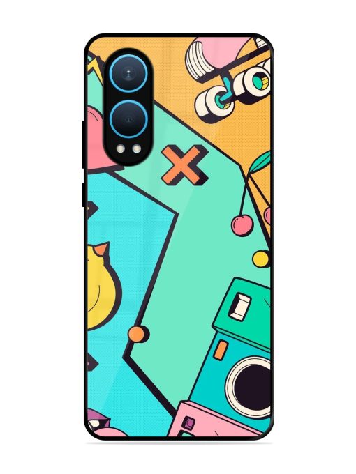 Retro Remix Glossy Soft Edge Case for Oneplus Nord Ce 4 Lite (5G) Chachhi