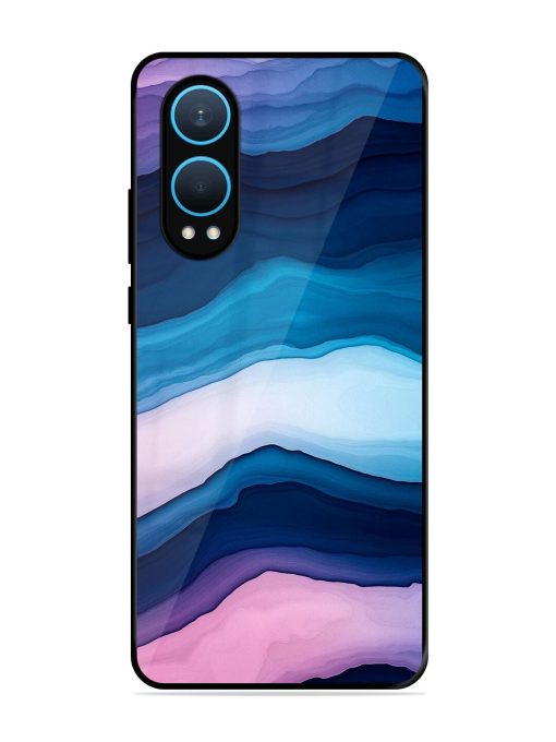 Oceanic Layers Glossy Soft Edge Case for Oneplus Nord Ce 4 Lite (5G) Chachhi