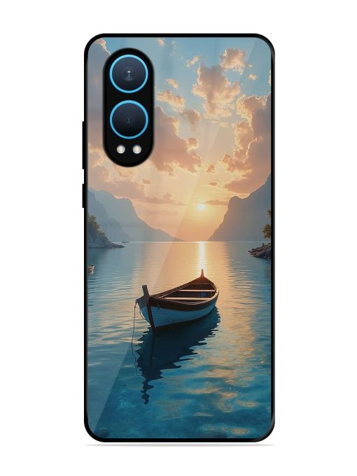 Serene Sunset Glossy Soft Edge Case for Oneplus Nord Ce 4 Lite (5G) Chachhi