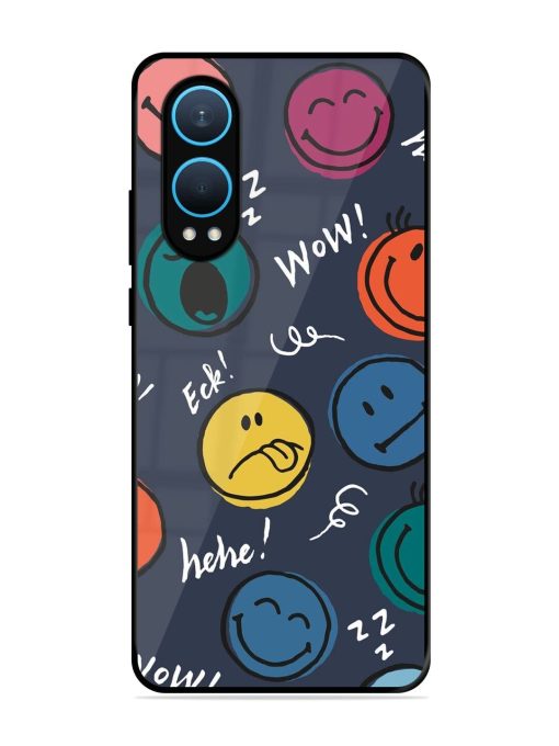 Emoticon Parade Glossy Soft Edge Case for Oneplus Nord Ce 4 Lite (5G) Chachhi