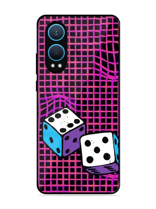 Glitched Dice Glossy Soft Edge Case for Oneplus Nord Ce 4 Lite (5G) Chachhi