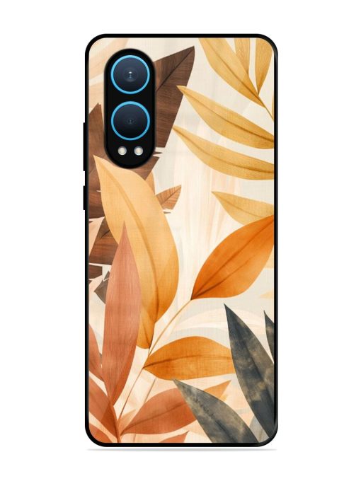 Earthy Elegance Glossy Soft Edge Case for Oneplus Nord Ce 4 Lite (5G) Chachhi