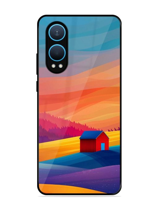 Sunset Solitude Glossy Soft Edge Case for Oneplus Nord Ce 4 Lite (5G) Chachhi