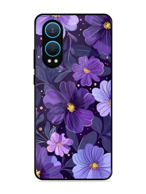 Purple Paradise Glossy Soft Edge Case for Oneplus Nord Ce 4 Lite (5G) Chachhi