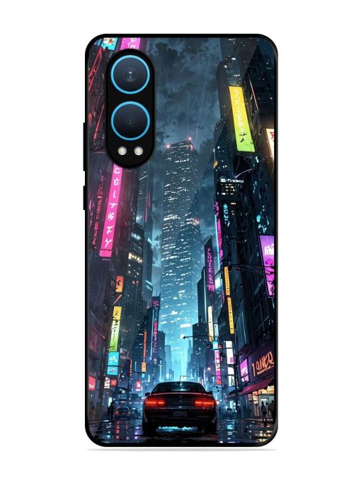 Neon Nightscape Glossy Soft Edge Case for Oneplus Nord Ce 4 Lite (5G) Chachhi