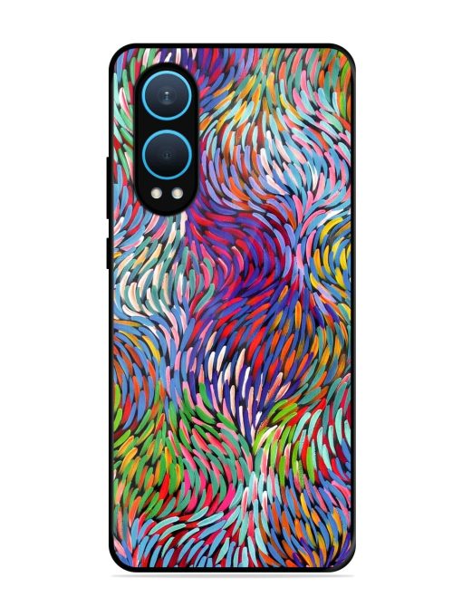 Vibrant Waves Glossy Soft Edge Case for Oneplus Nord Ce 4 Lite (5G) Chachhi