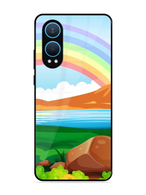 Rainbow Over The Lake Glossy Soft Edge Case for Oneplus Nord Ce 4 Lite (5G) Chachhi