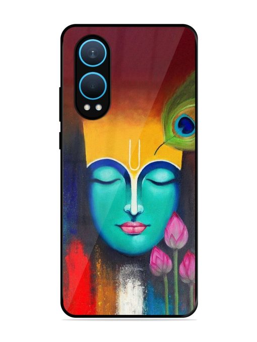 Divine Tranquility: The Face Of Krishna Glossy Soft Edge Case for Oneplus Nord Ce 4 Lite (5G) Chachhi