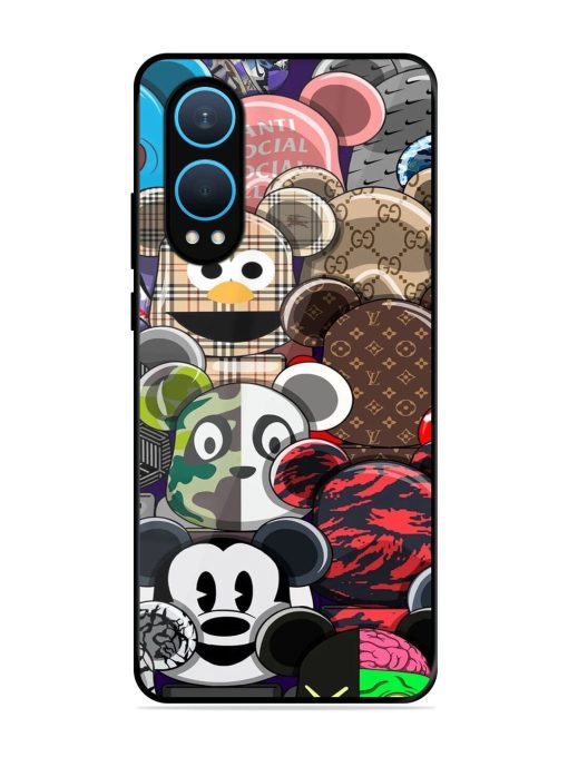 Streetwear Bearbrick Extravaganza Glossy Soft Edge Case for Oneplus Nord Ce 4 Lite (5G) Chachhi