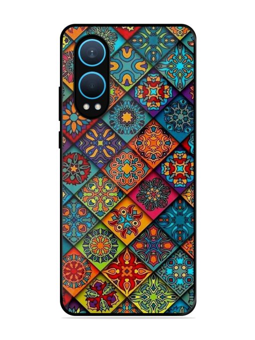 Patchwork Mandala Mosaic Glossy Soft Edge Case for Oneplus Nord Ce 4 Lite (5G) Chachhi