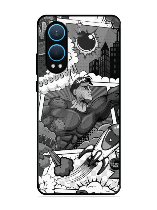 Comic Book Chaos Glossy Soft Edge Case for Oneplus Nord Ce 4 Lite (5G)