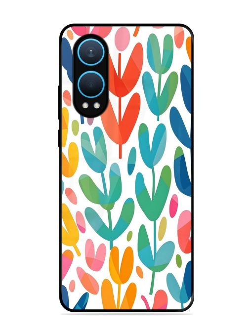 Rainbow Of Blooms Glossy Soft Edge Case for Oneplus Nord Ce 4 Lite (5G) Chachhi