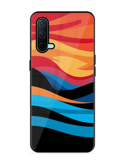 Blazing Currents Glossy Soft Edge Case for Oneplus Nord Ce (5G) Chachhi