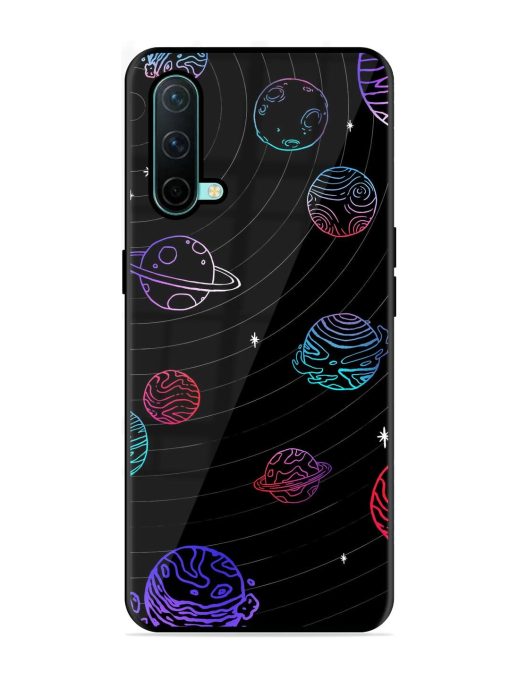 Cosmic Ballet Glossy Soft Edge Case for Oneplus Nord Ce (5G) Chachhi