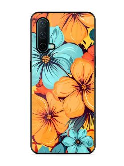 Tropical Bloom Glossy Soft Edge Case for Oneplus Nord Ce (5G)