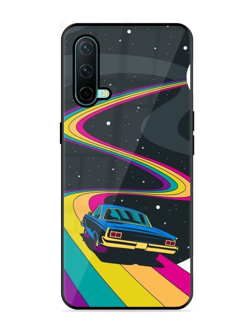 Rainbow Road Glossy Soft Edge Case for Oneplus Nord Ce (5G) Chachhi