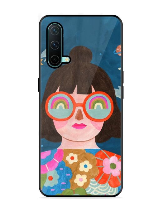 Dreamscape Vision Glossy Soft Edge Case for Oneplus Nord Ce (5G) Chachhi