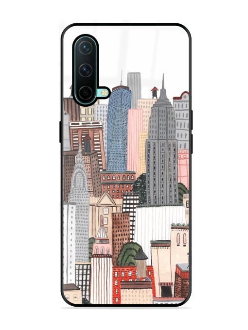 Cityscape Dreams Glossy Soft Edge Case for Oneplus Nord Ce (5G) Chachhi