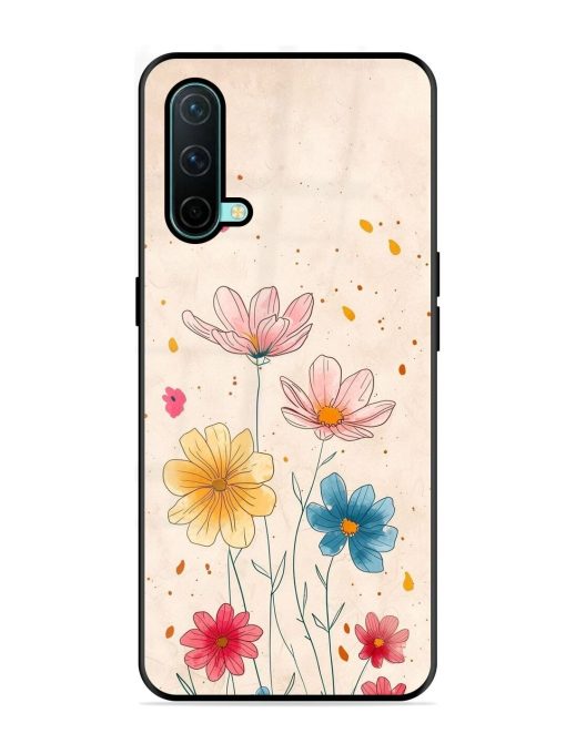 Delicate Bloom Glossy Soft Edge Case for Oneplus Nord Ce (5G) Chachhi