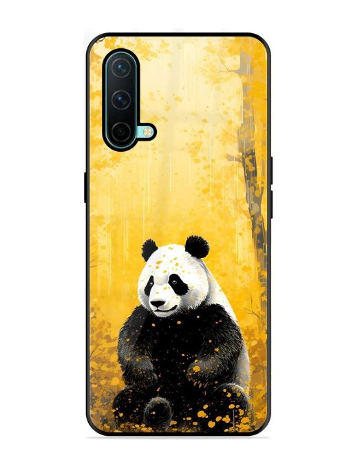 Golden Solitude Glossy Soft Edge Case for Oneplus Nord Ce (5G) Chachhi