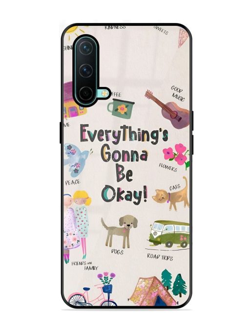 Sunshine And Smiles Glossy Soft Edge Case for Oneplus Nord Ce (5G) Chachhi