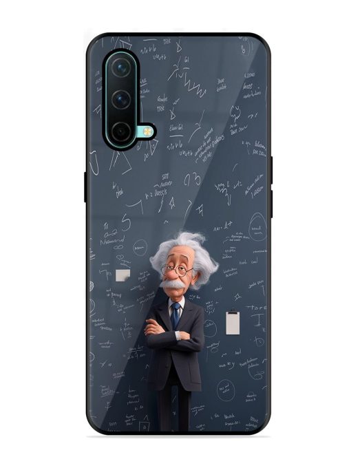 Albert Einstein Glossy Soft Edge Case for Oneplus Nord Ce (5G) Chachhi