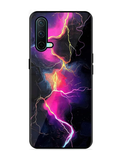 Electric Dreams Glossy Soft Edge Case for Oneplus Nord Ce (5G) Chachhi