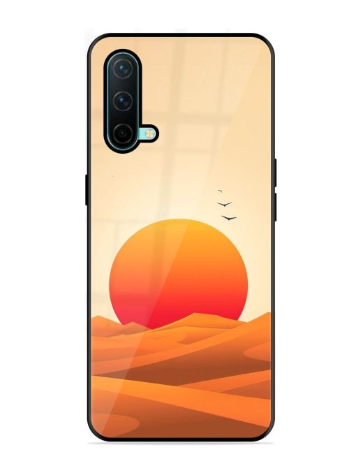 Desert Sunset Glossy Soft Edge Case for Oneplus Nord Ce (5G)