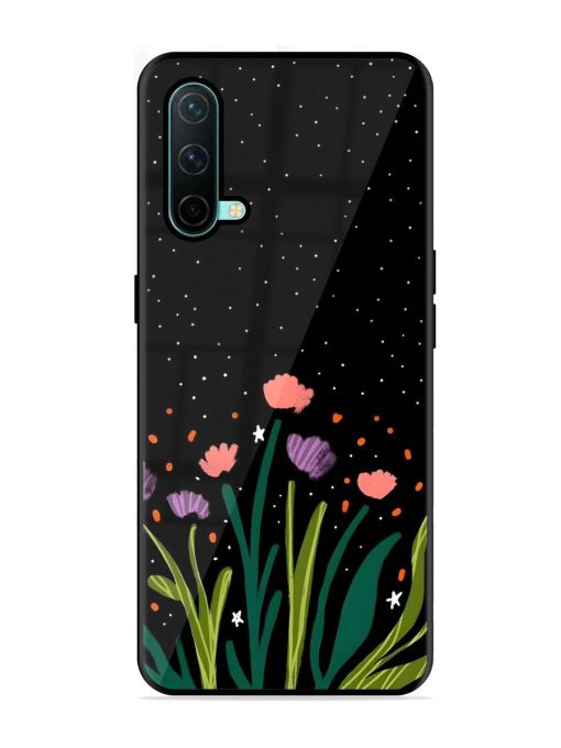 Midnight Bloom Glossy Soft Edge Case for Oneplus Nord Ce (5G) Chachhi