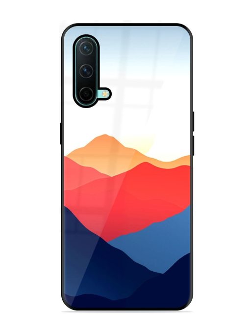 Sunset Peaks Glossy Soft Edge Case for Oneplus Nord Ce (5G) Chachhi