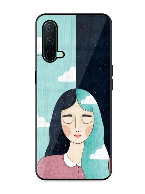 Between Day And Night Glossy Soft Edge Case for Oneplus Nord Ce (5G) Chachhi