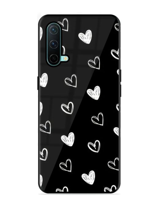 Scattered Hearts Glossy Soft Edge Case for Oneplus Nord Ce (5G) Chachhi