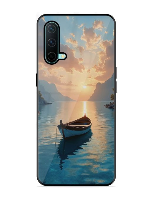 Serene Sunset Glossy Soft Edge Case for Oneplus Nord Ce (5G) Chachhi