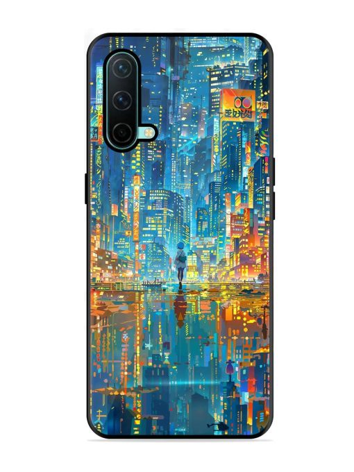 Neon Metropolis Glossy Soft Edge Case for Oneplus Nord Ce (5G) Chachhi