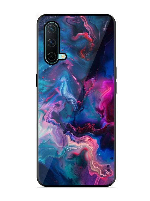 Cosmic Swirl Glossy Soft Edge Case for Oneplus Nord Ce (5G) Chachhi