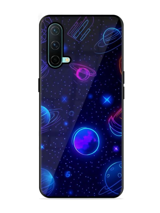 Neon Cosmos Glossy Soft Edge Case for Oneplus Nord Ce (5G) Chachhi