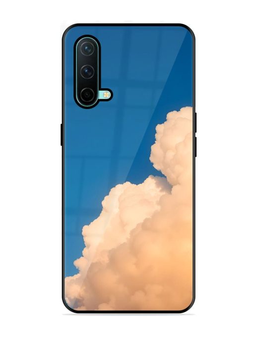 Golden Cloudscape Glossy Soft Edge Case for Oneplus Nord Ce (5G) Chachhi